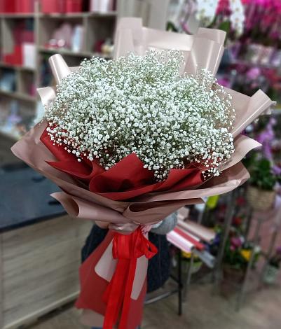 Букет цветов из: Гипсофила в Розовке