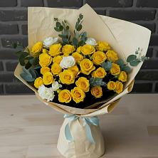 Букет цветов из:  Розы в Розовке