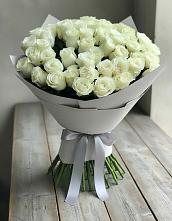 Букет 35 Белых роз в Розовке