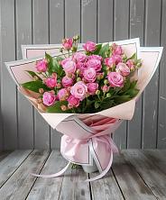 Букет Розовый кустик в Розовке
