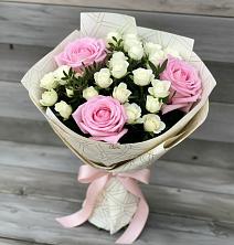 Букет цветов из:  Розы в Розовке