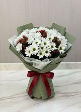 Букет цветов из:  Хризантемы #REPLACE_PRED# Розовке