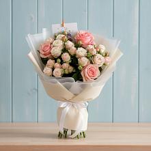 Букет цветов из:  Розы в Розовке
