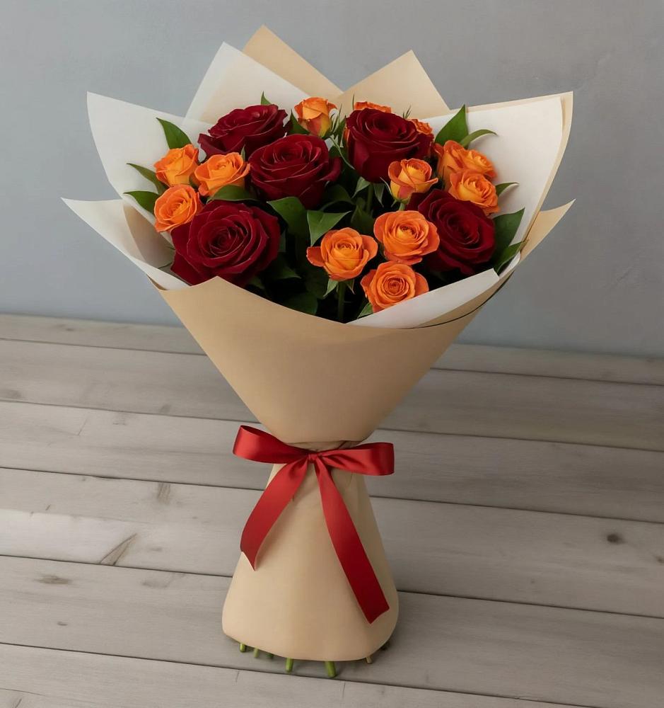 Букет Любовь и восторг в Розовке