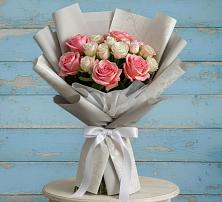 Букет цветов из:  Розы в Розовке
